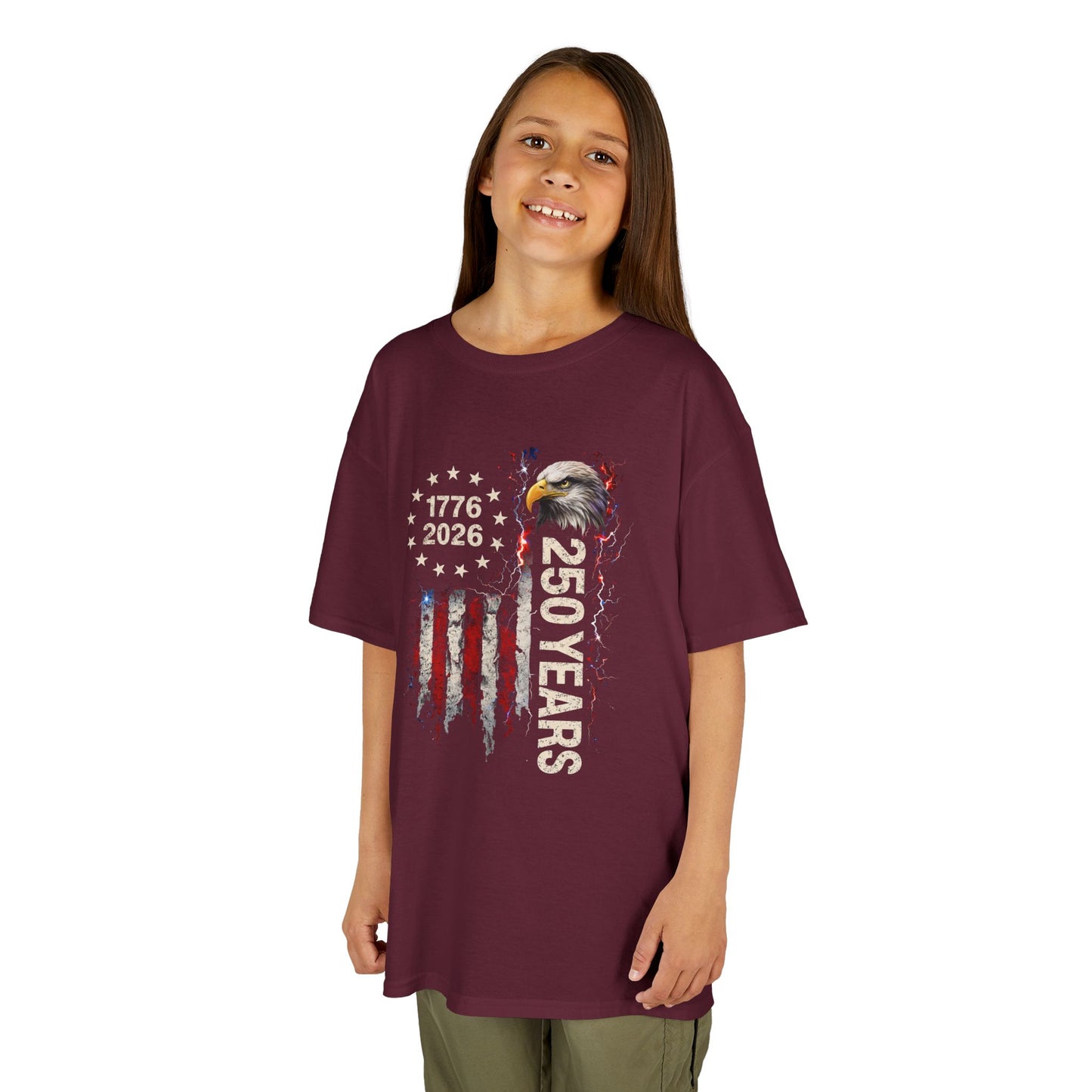 Youth America 250 Years Patriotic T-Shirt