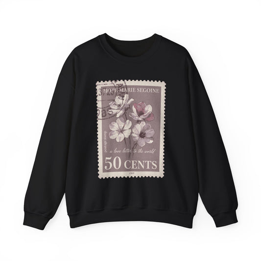 Wildflower Postage Stamp Crewneck