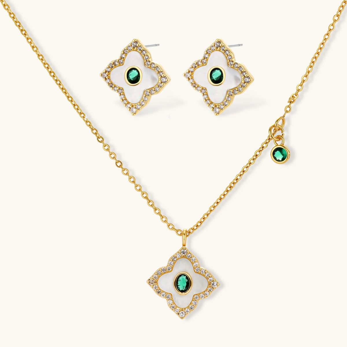 Emerald Bloom Set