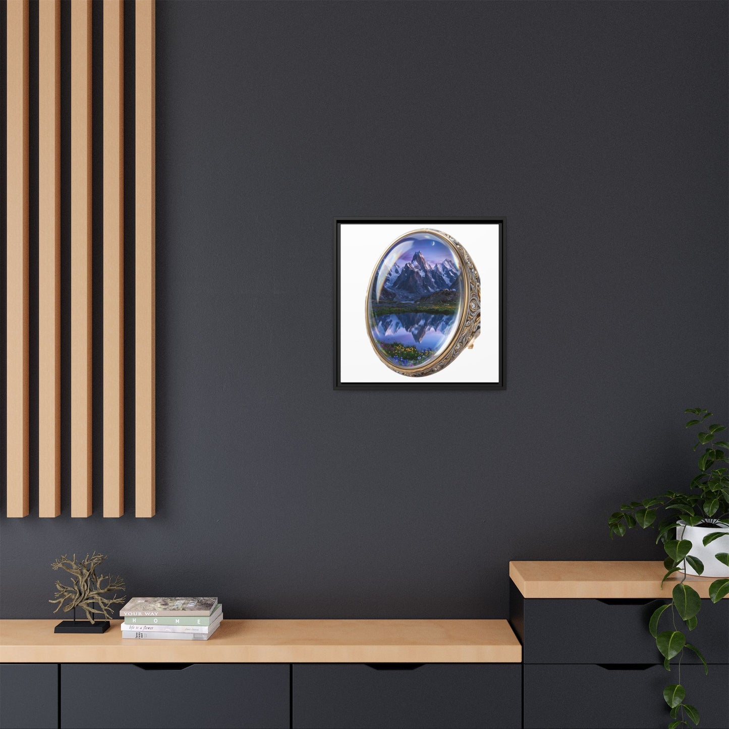 Alpine Locket Framed Art