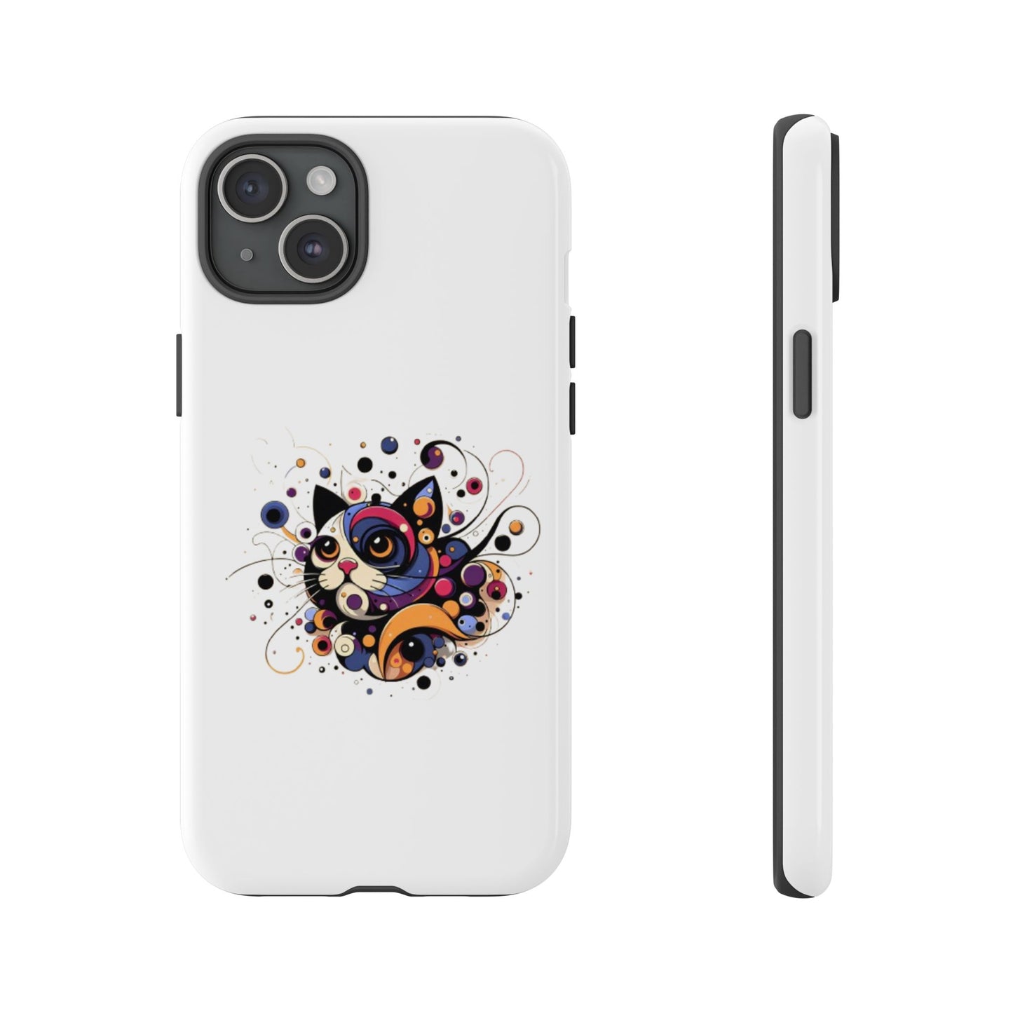 Color Burst Cat Phone Case