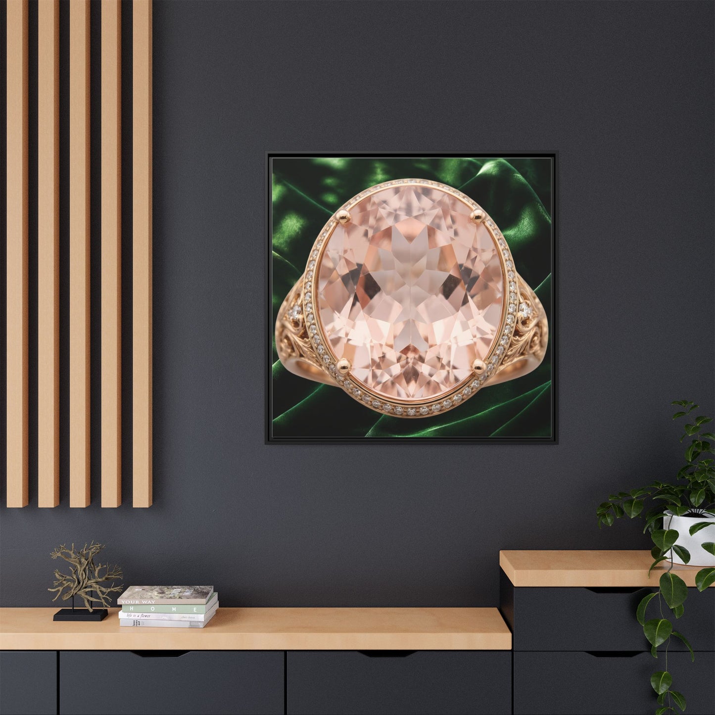 Morganite Rosé Grandeur Ring Canvas