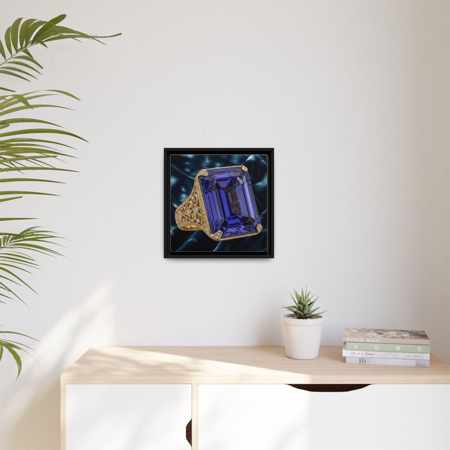 Tanzanite Citadel Canvas