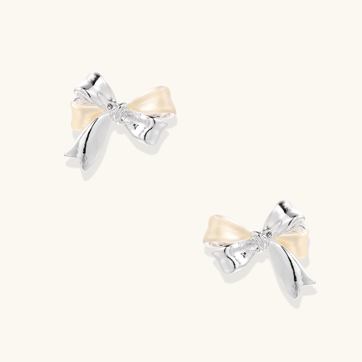 Pearl Bow Studs