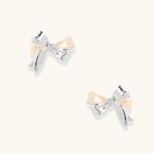 Pearl Bow Studs
