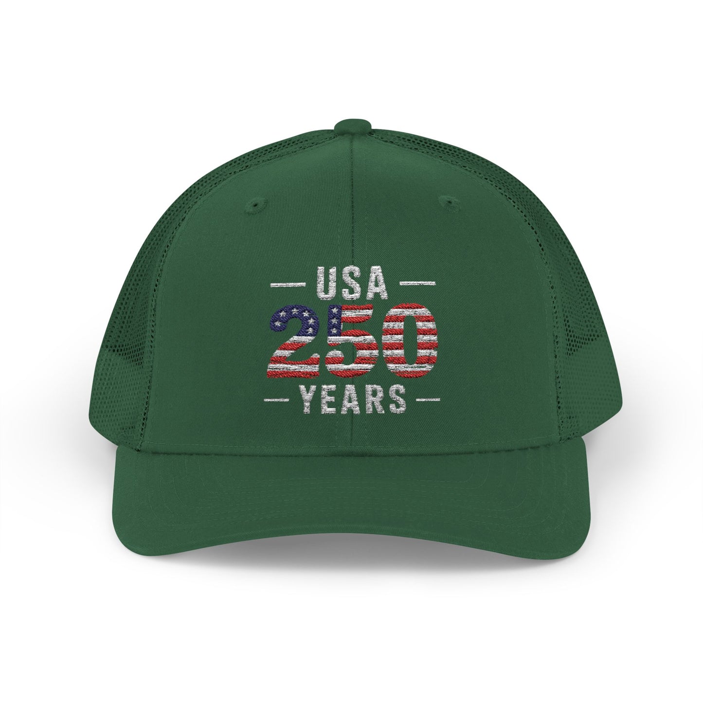USA 250 Years Patriotic Trucker Cap