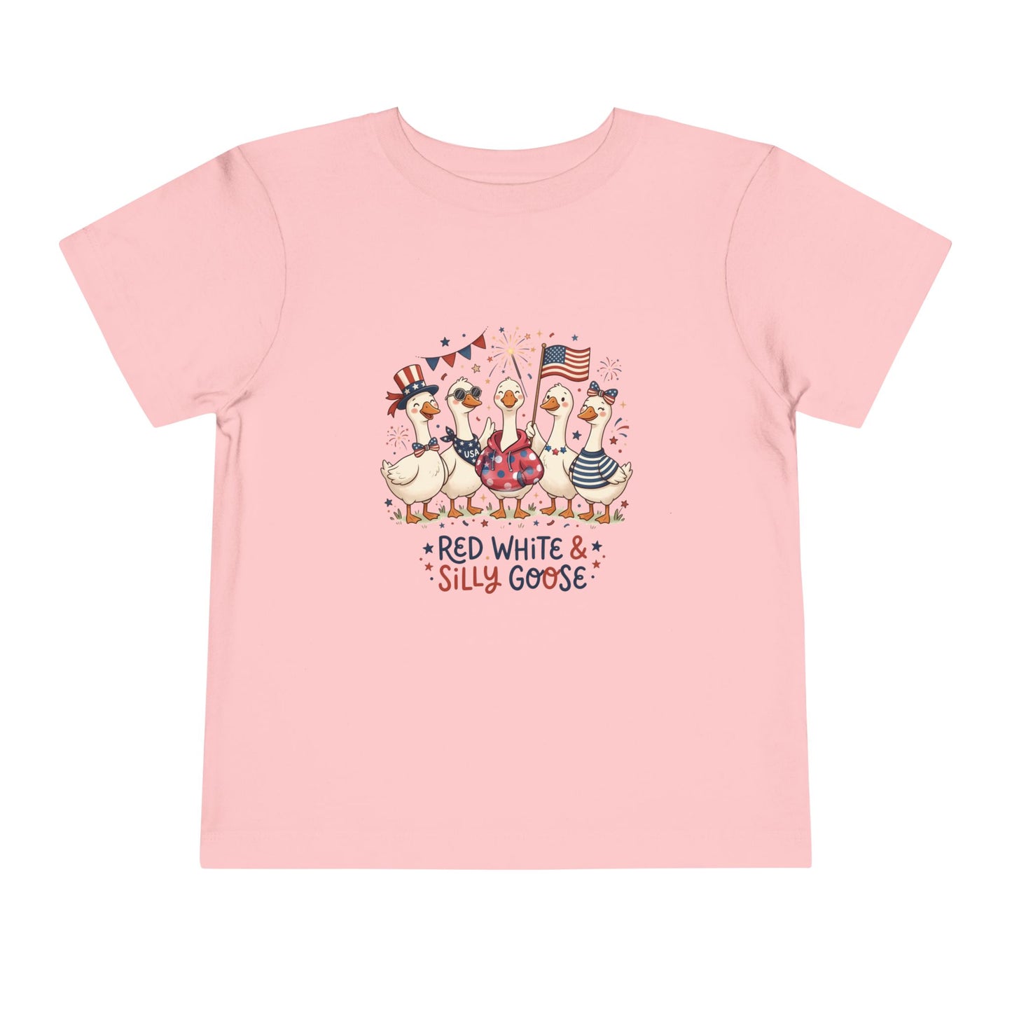 Red White & Silly Goose Toddler T-Shirt