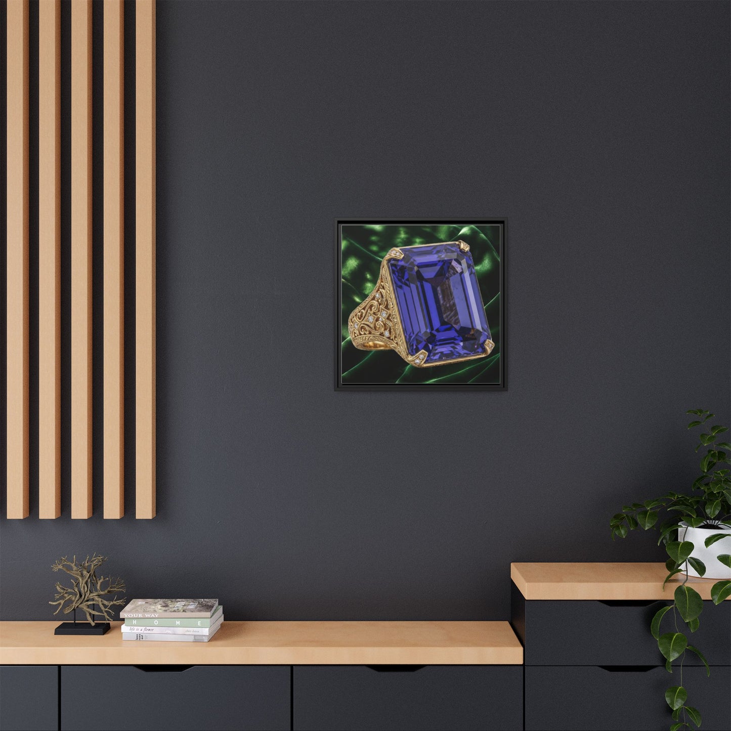 Tanzanite Verdant Glow Ring Canvas
