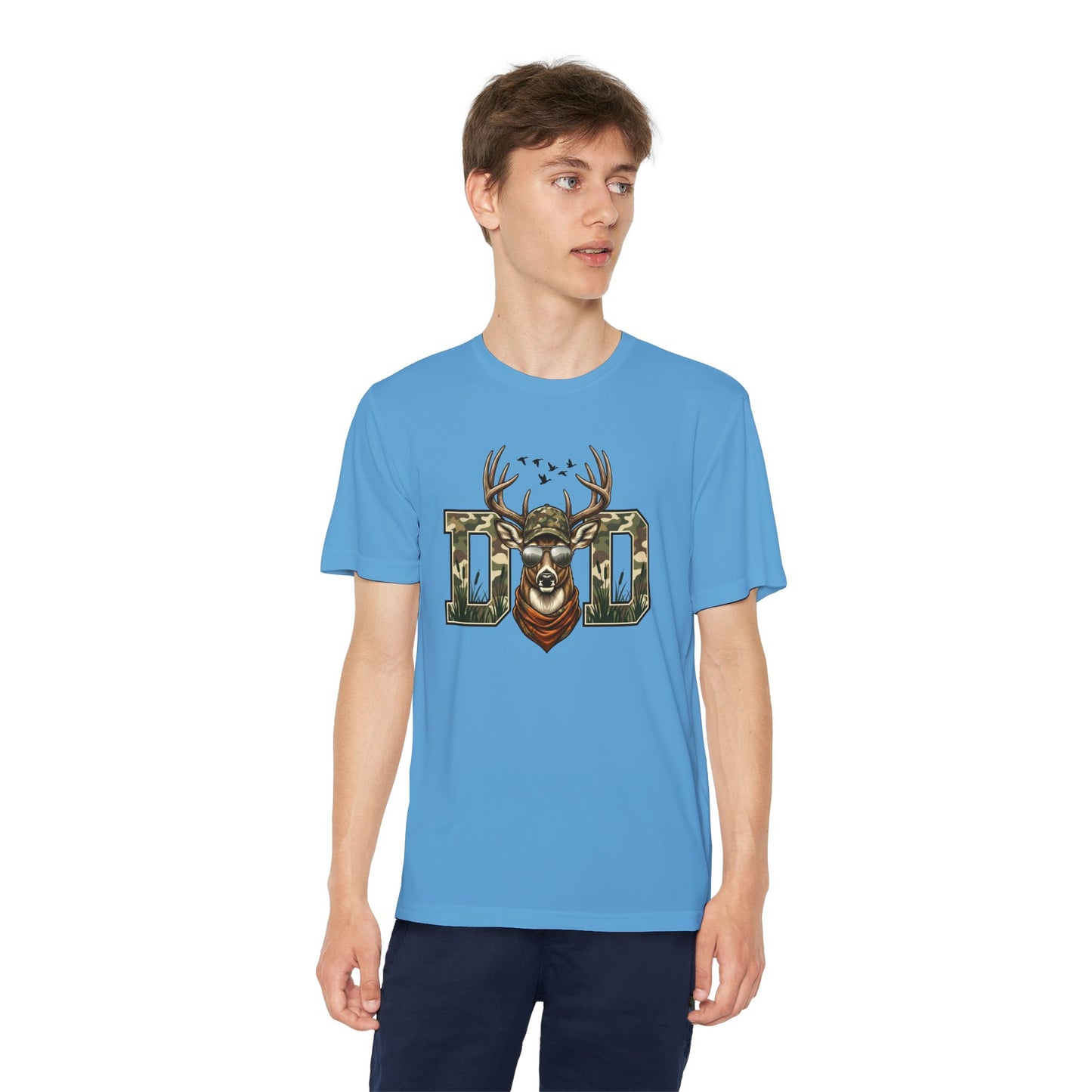 Youth Camo Deer Graphic T-Shirt