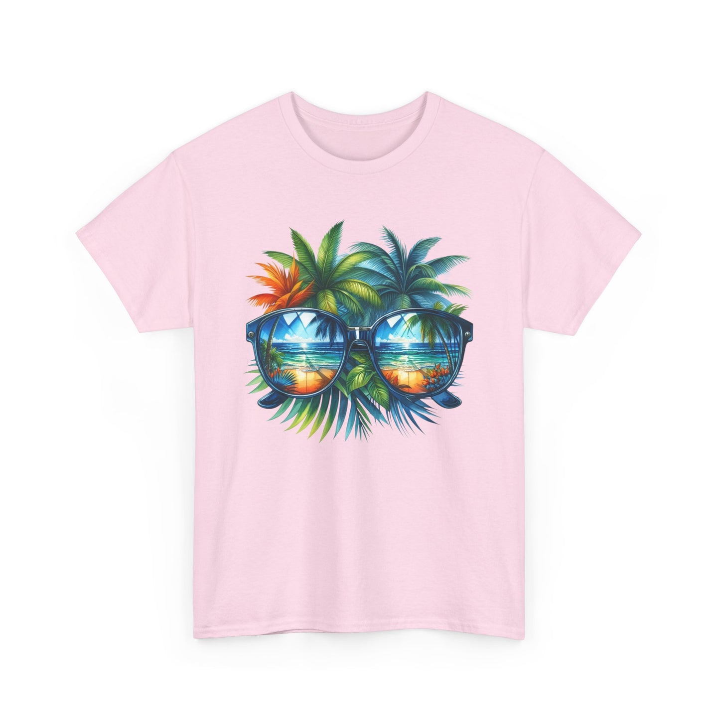 Tropical Sunglasses Palm Tree T-Shirt
