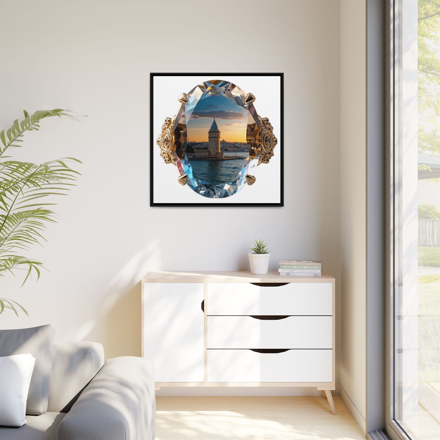Maiden's Tower Jewel Canvas