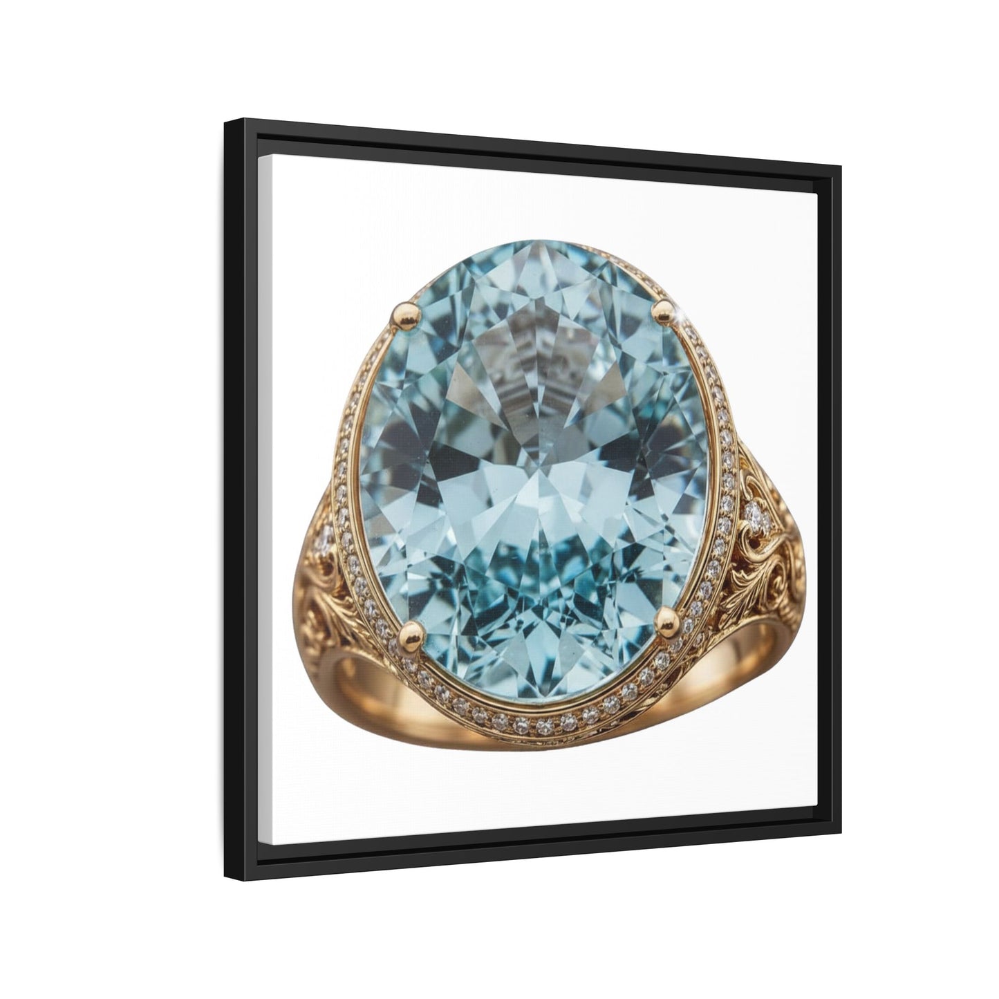 Aquamarine Heirloom Canvas Print