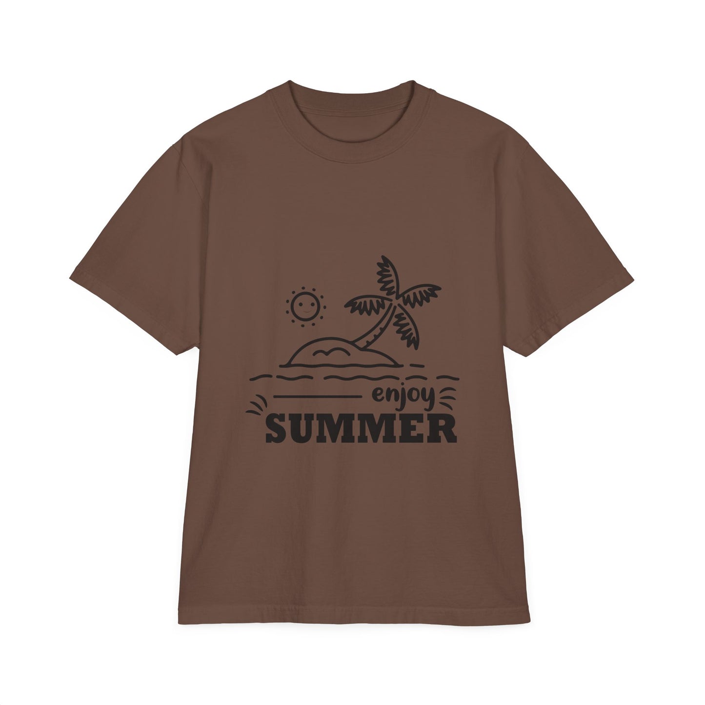 Vintage Summer Drop-Shoulder T-Shirt