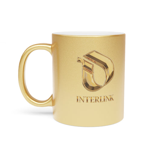 Metallic Halo Interlink Ceramic Mug