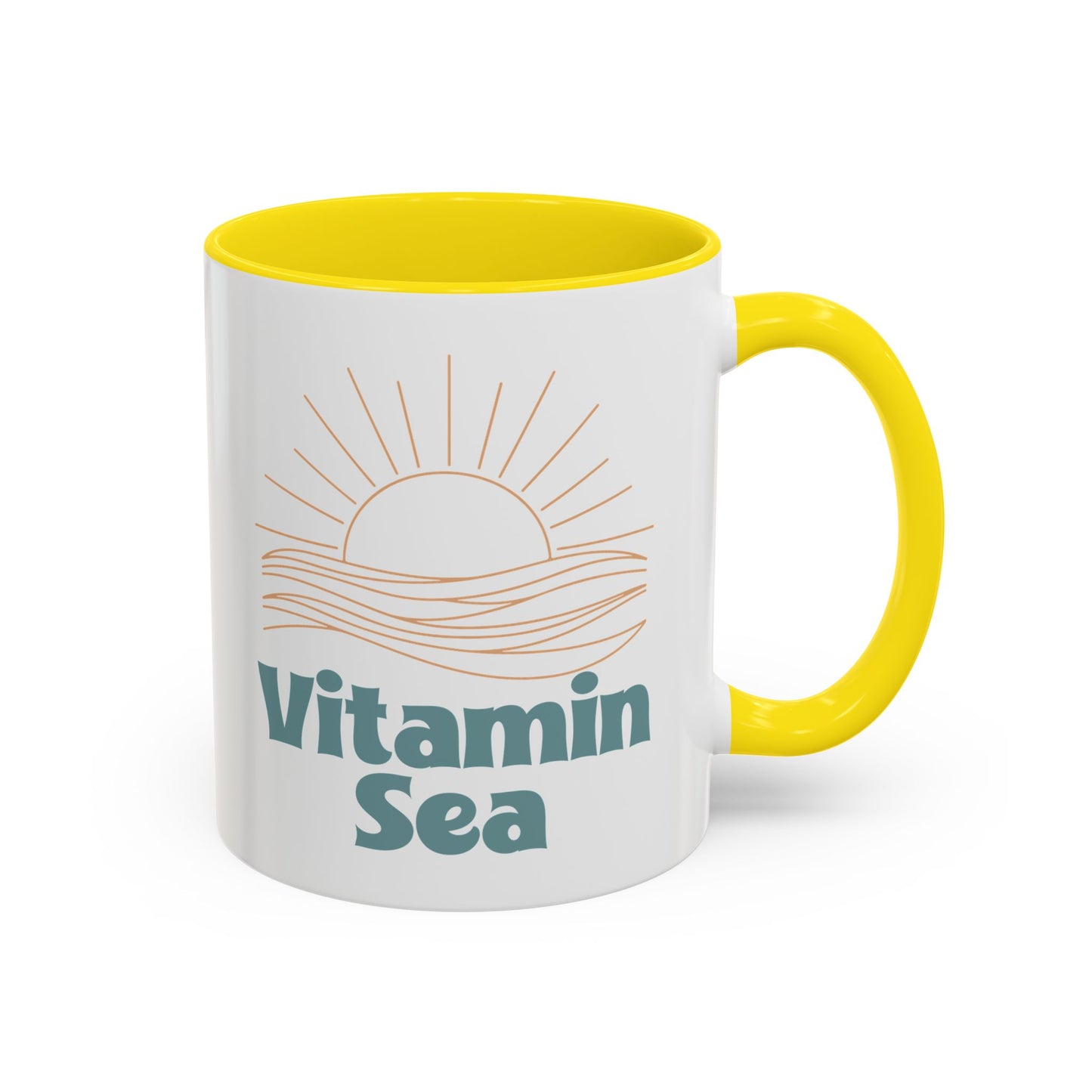Vitamin Sea Accent Coffee Mug