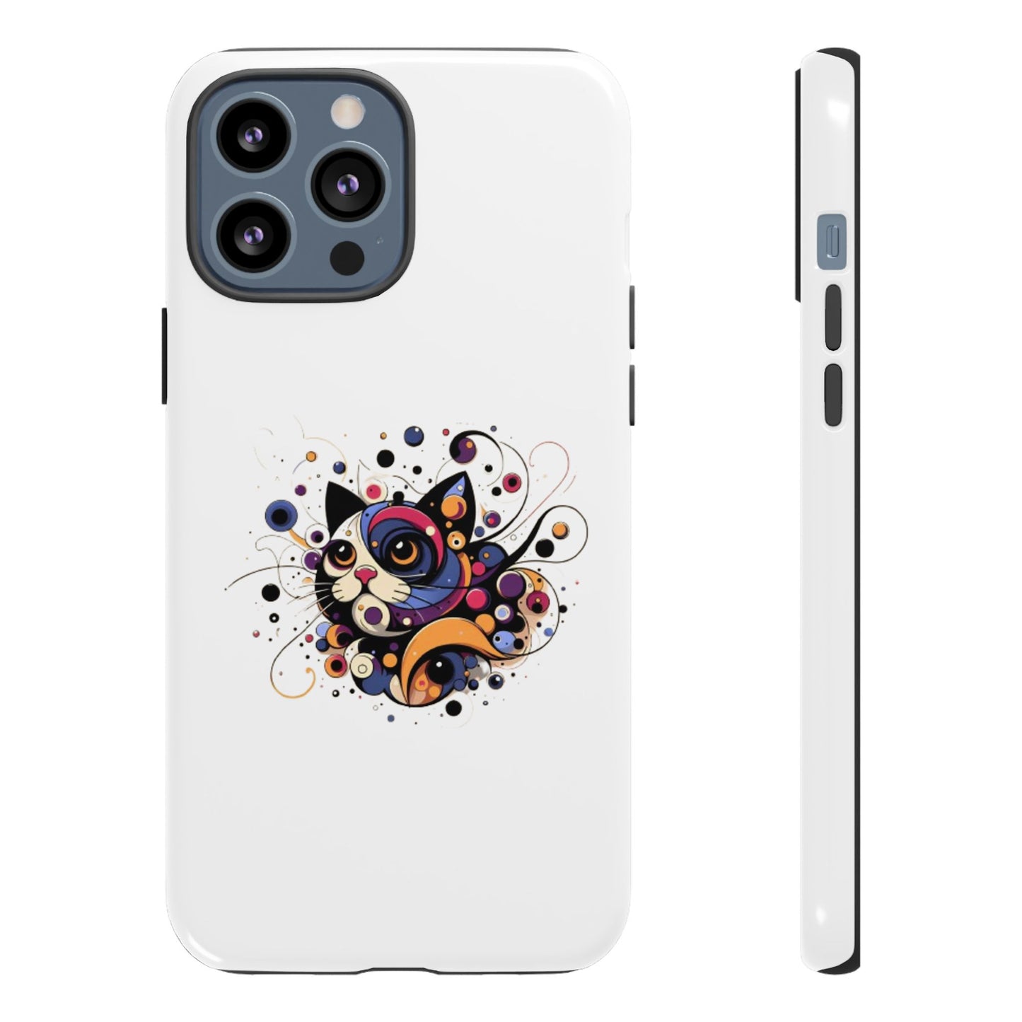 Color Burst Cat Phone Case