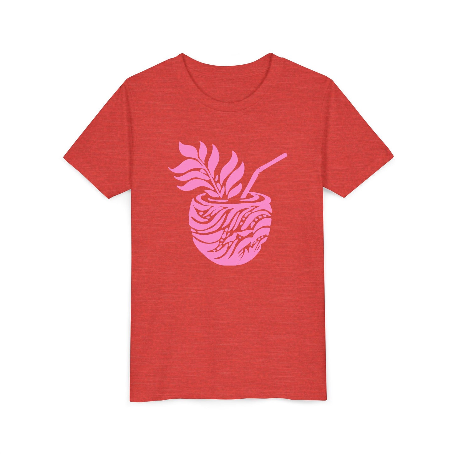Youth Pink Aloha Drink Tee