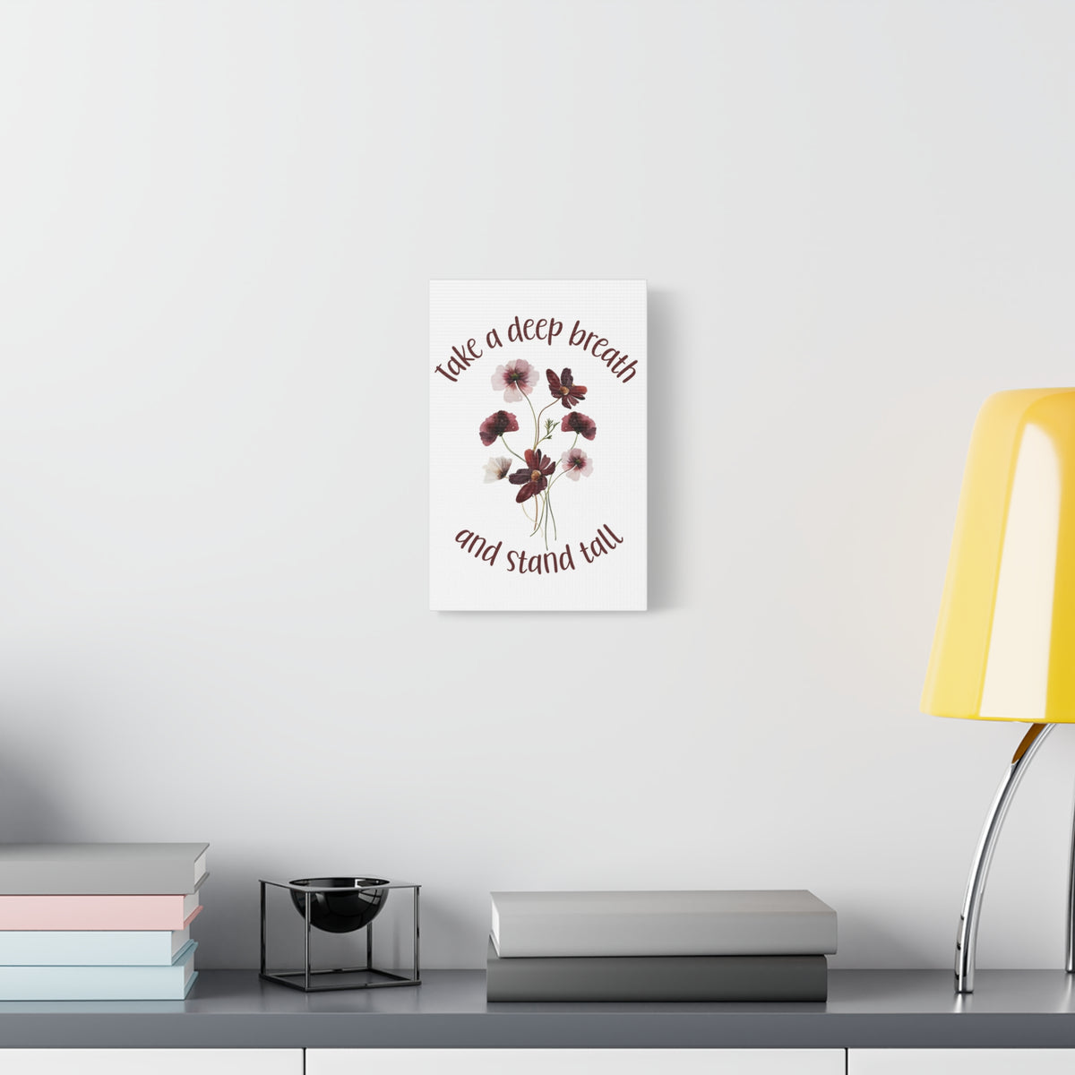Inspirational Floral Canvas