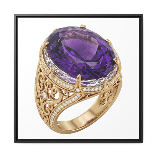 Amethyst Emblem Canvas Print