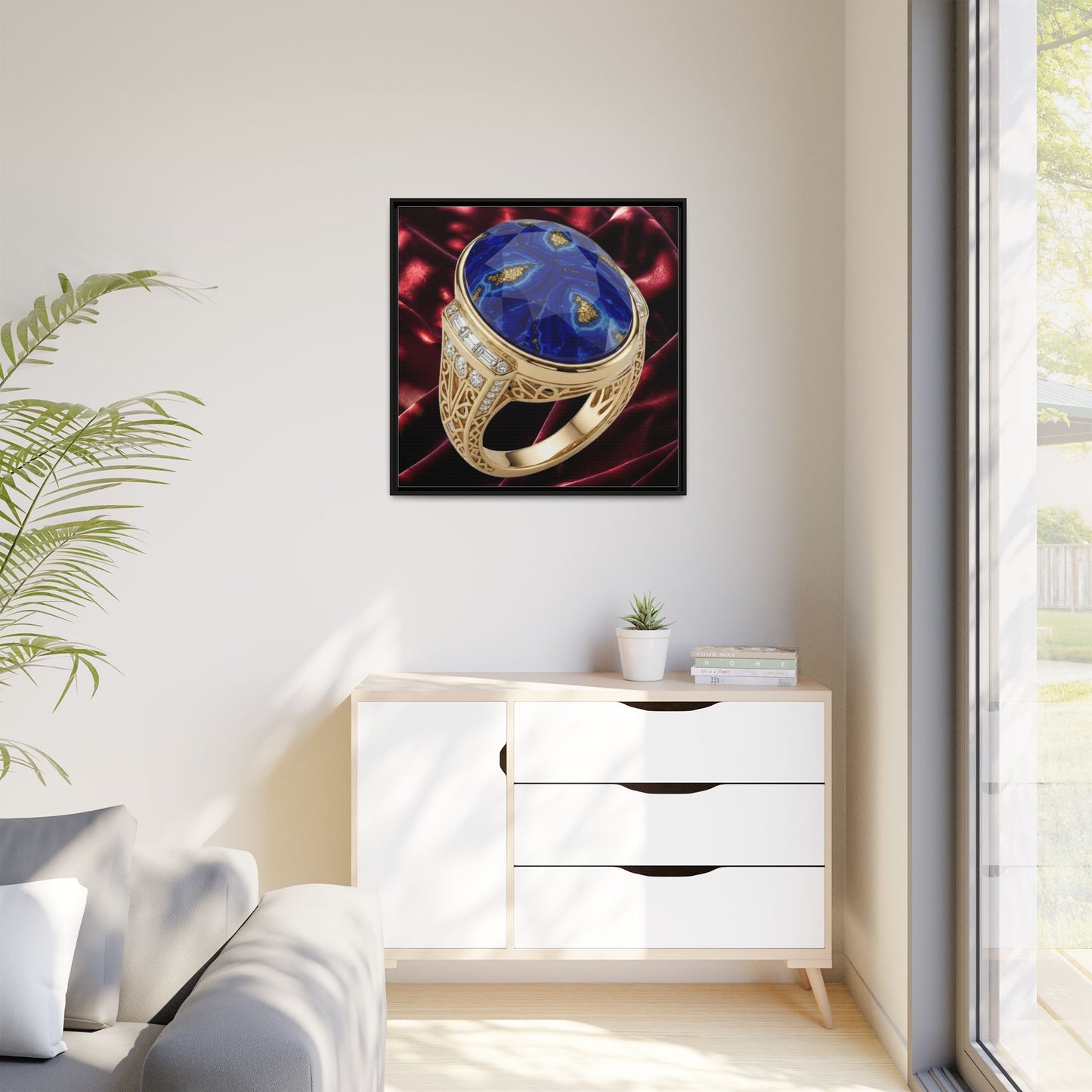 Celestial Lapis Canvas