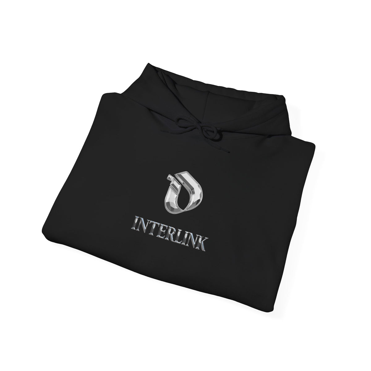 Silver Prism Interlink Pullover Hoodie