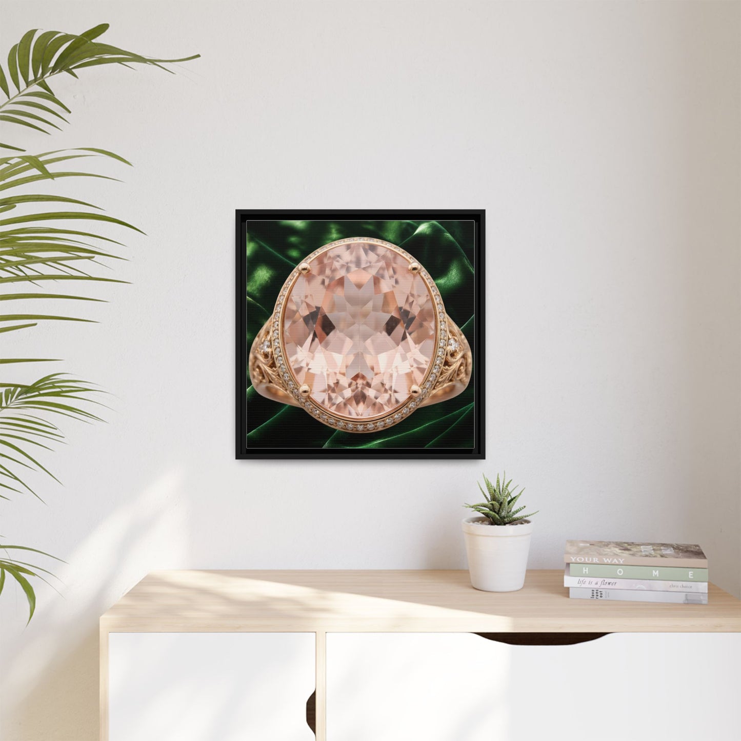 Morganite Rosé Grandeur Ring Canvas