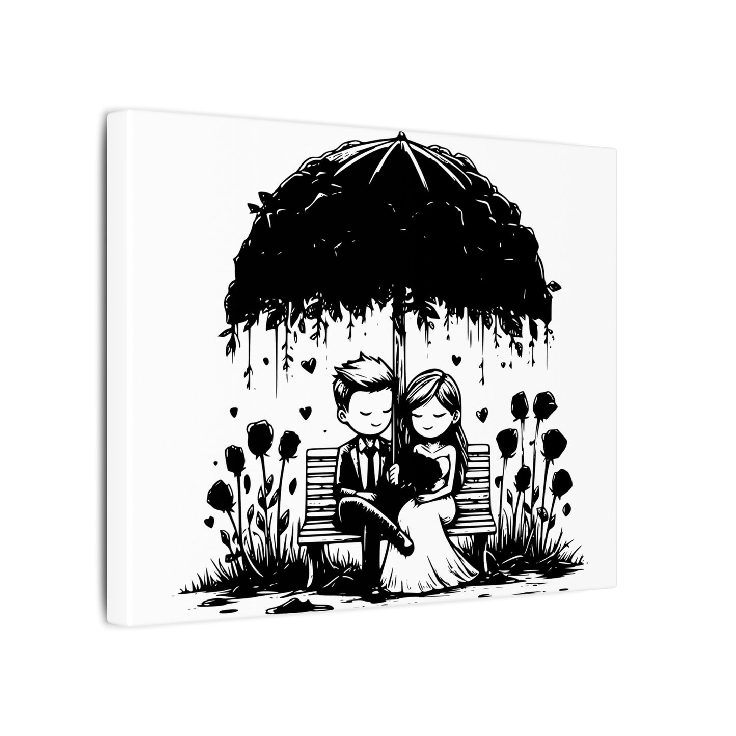 Sheltered Hearts Canvas