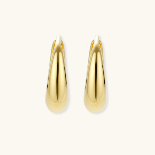 Golden Era Huggie Hoops