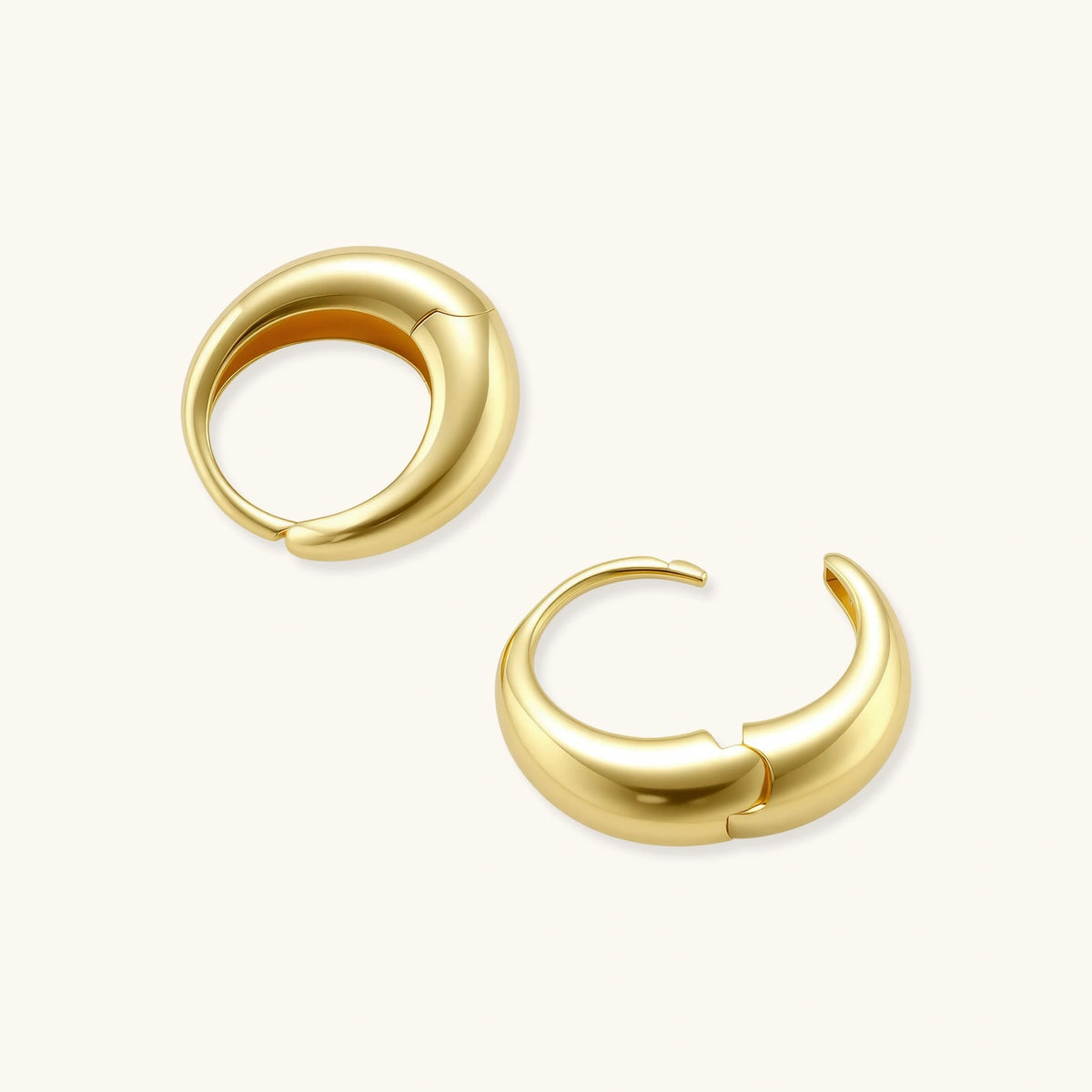 Golden Era Huggie Hoops