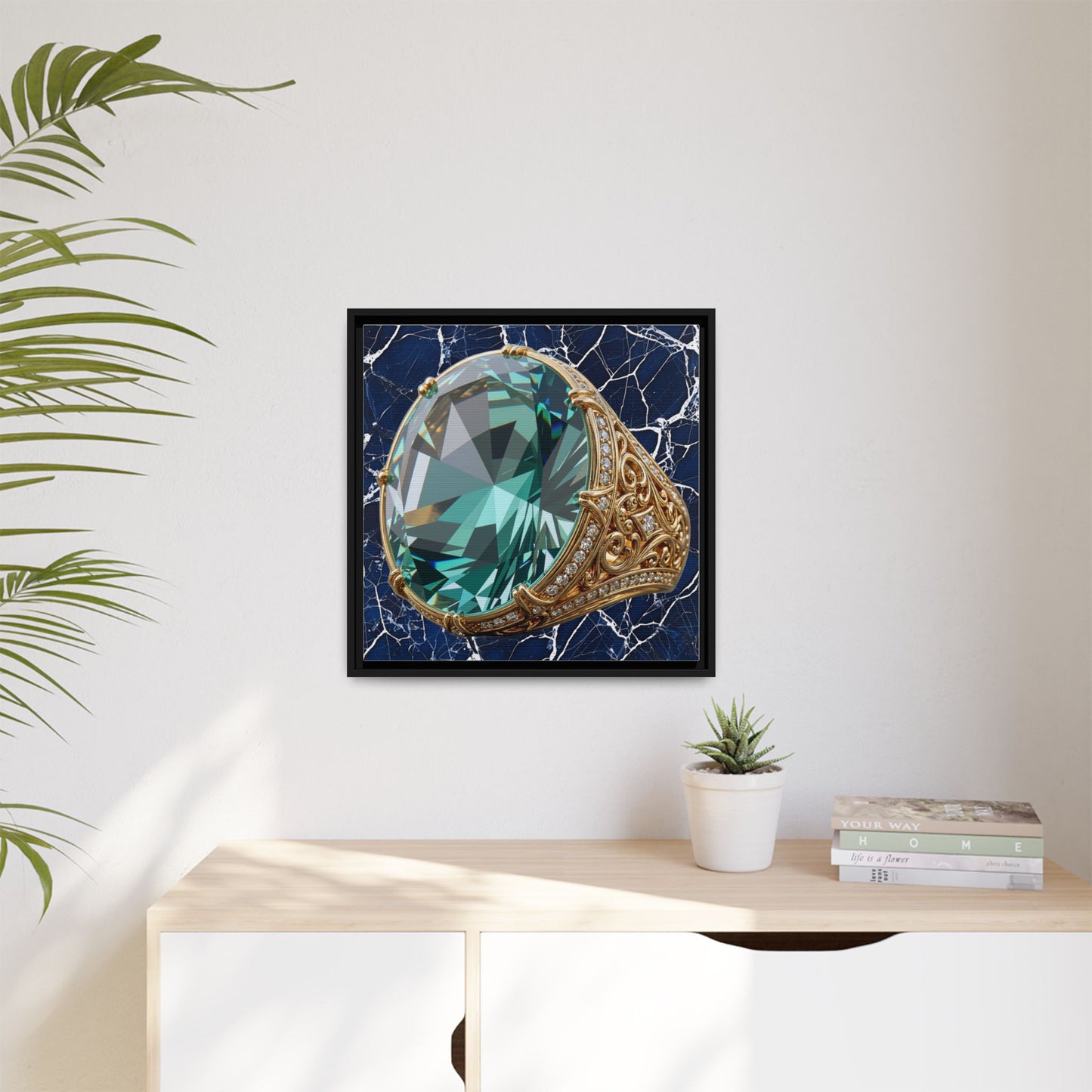 Prismatic Tourmaline Canvas