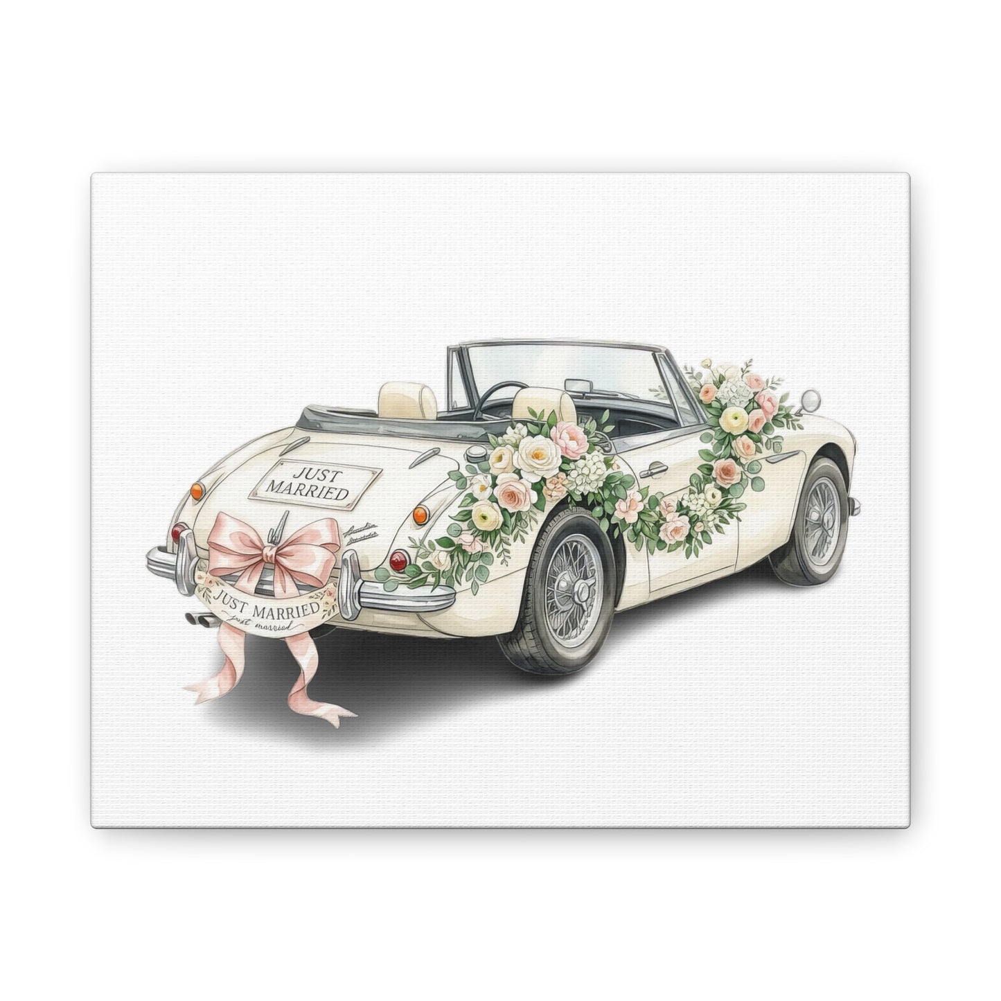 Wedding Getaway Canvas Print