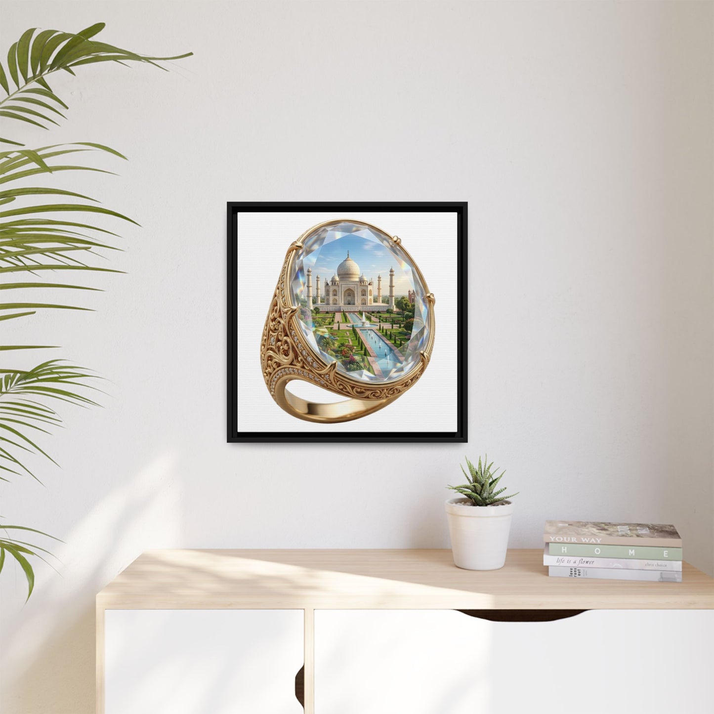 Taj Mahal Signet Canvas