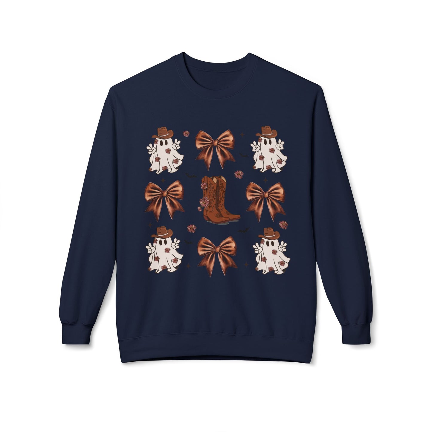 Autumn Floral Graphic Women's Crewneck Sweatshirt
