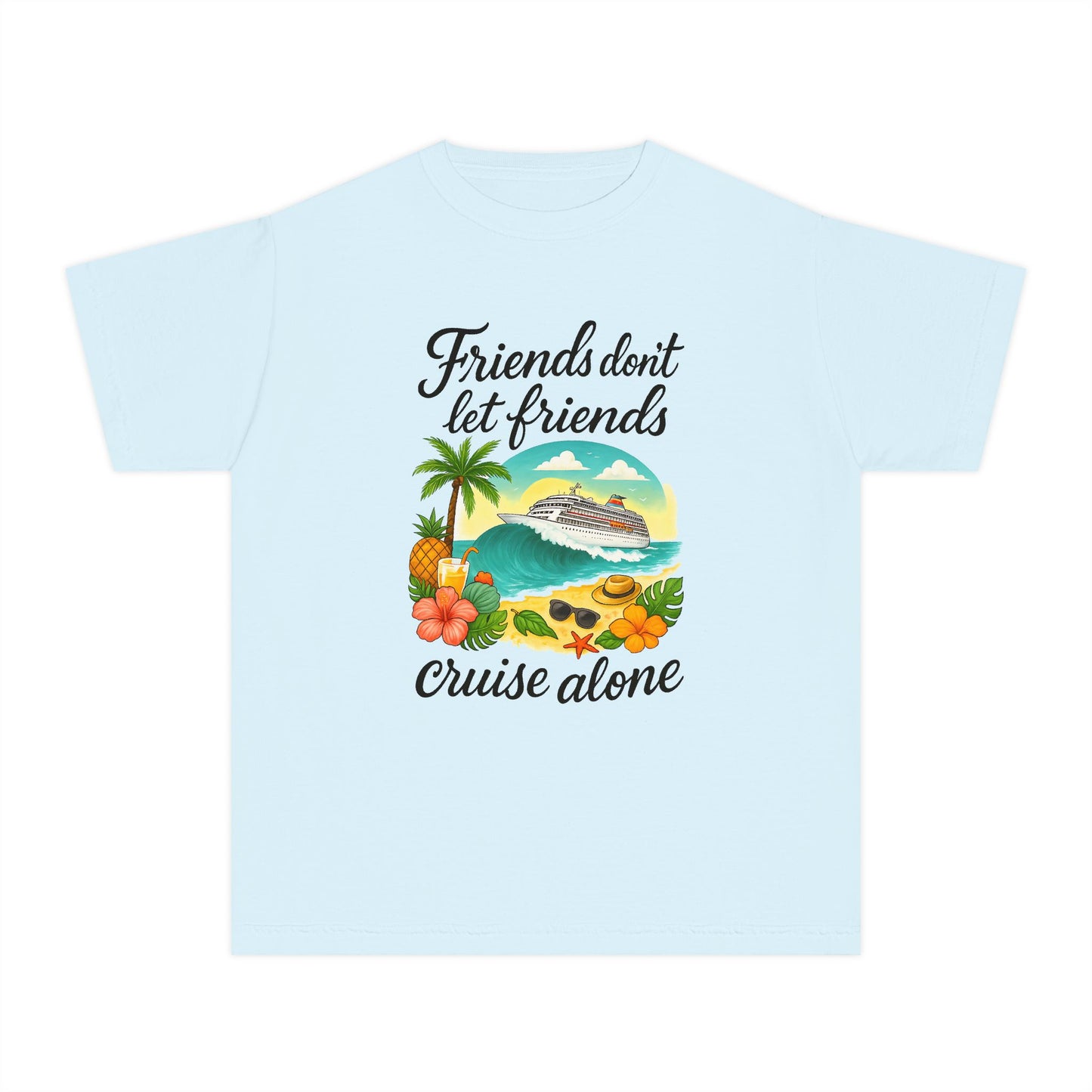 Youth Cruise Vacation Graphic Tee