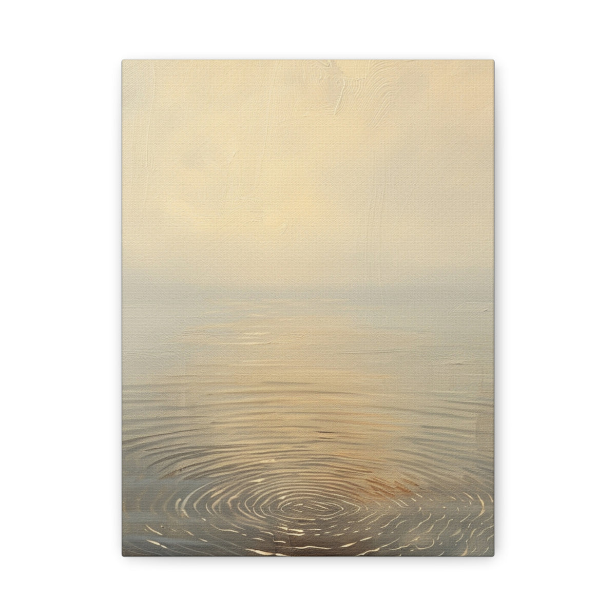 Golden Ripple Canvas Print