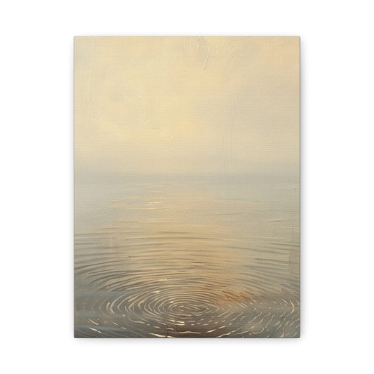 Golden Ripple Canvas Print