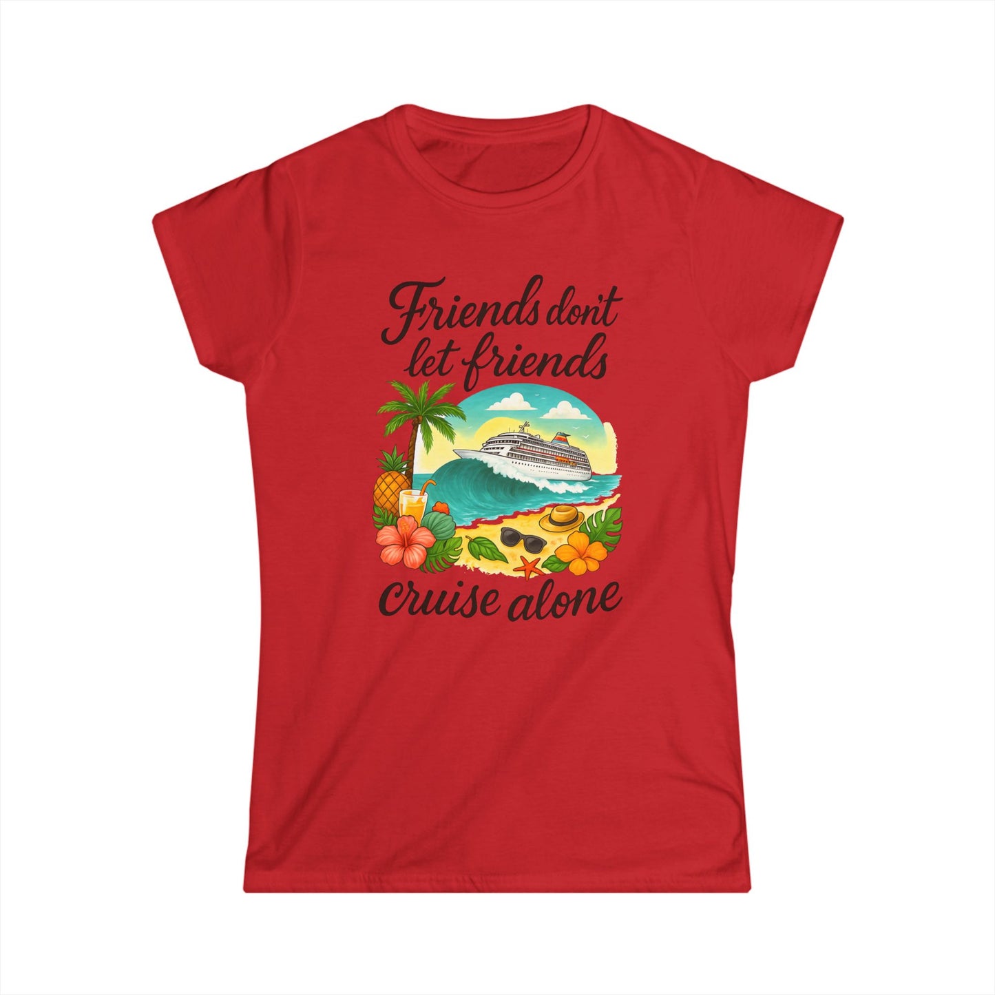Friends Cruise Alone Graphic Tee