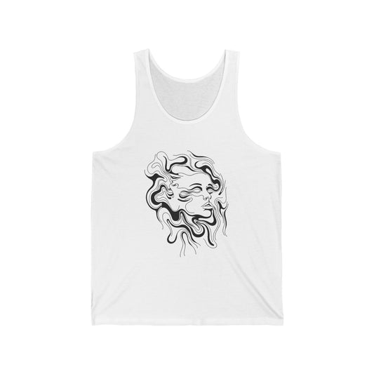 Medusa Line Art Tank Top