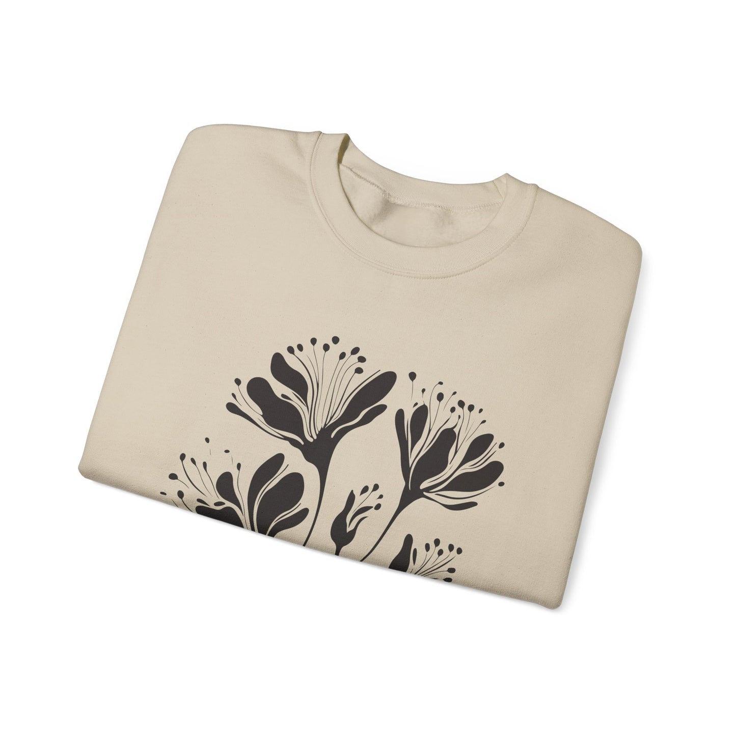 Minimal Floral Line Art Sweatshirt