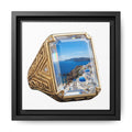 Azure Coastal Signet Canvas