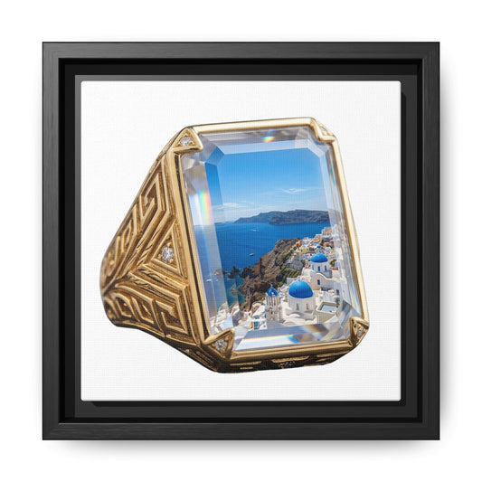 Azure Coastal Signet Canvas