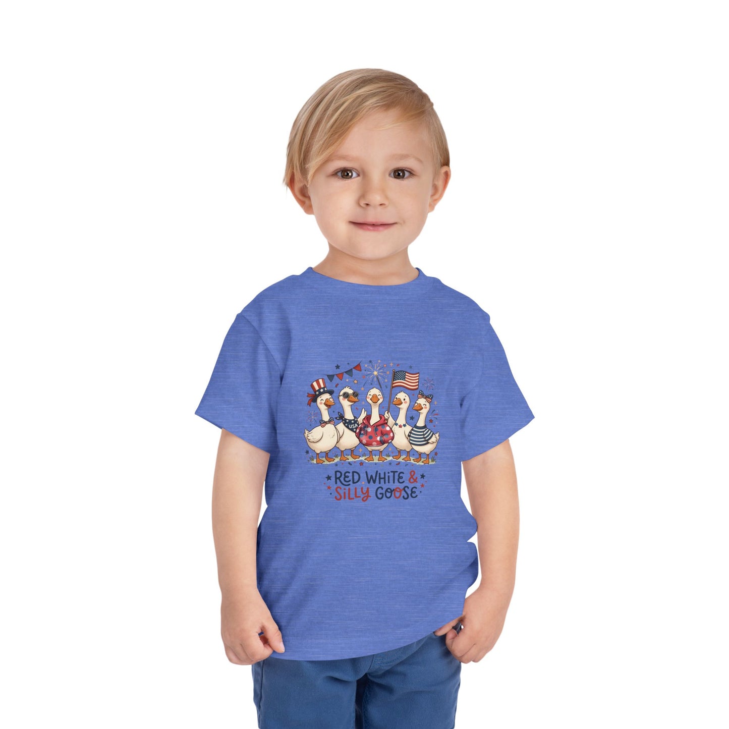 Red White & Silly Goose Toddler T-Shirt