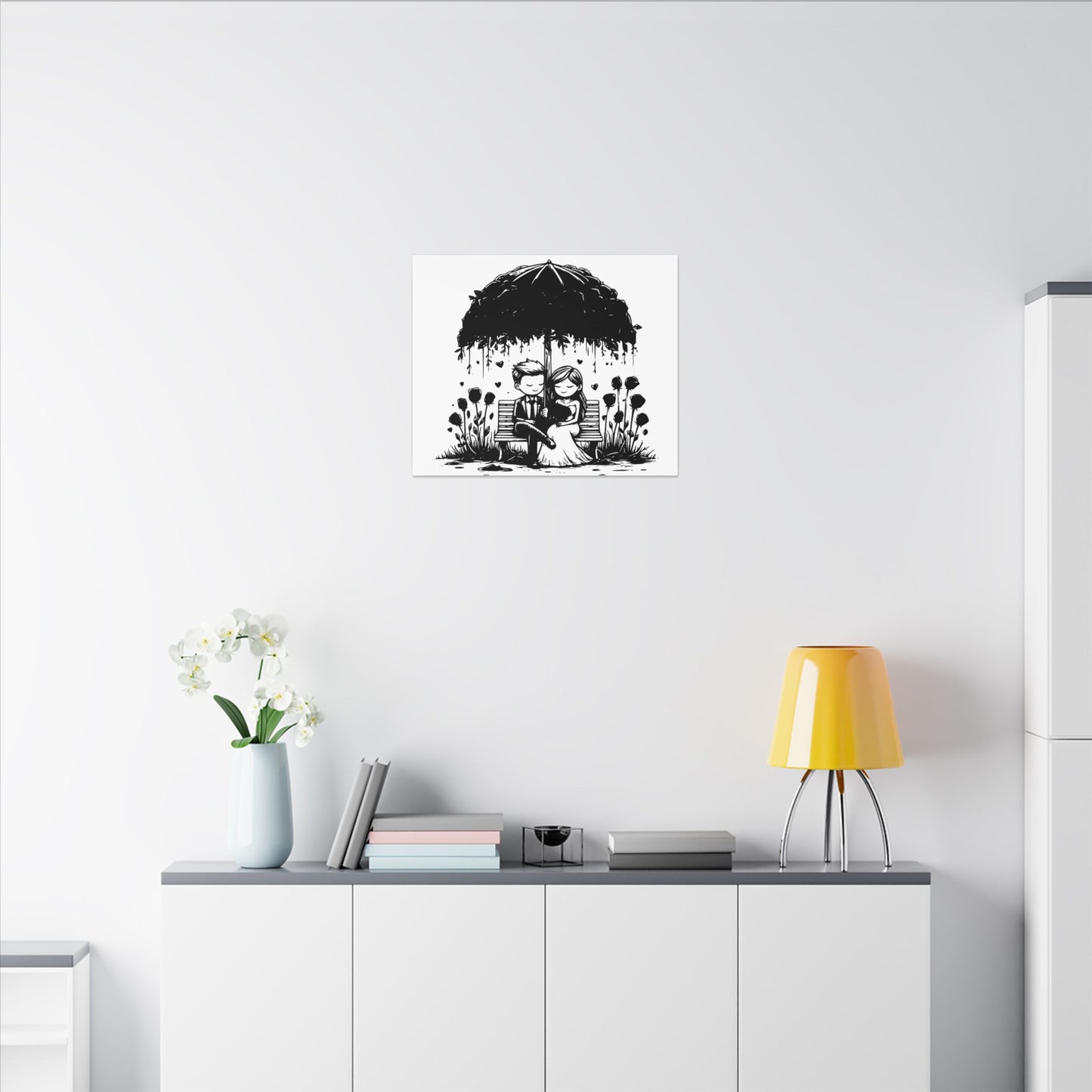 Sheltered Hearts Canvas