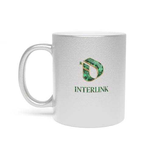 Emerald Interlink Metallic-Finish 11oz Ceramic Mug