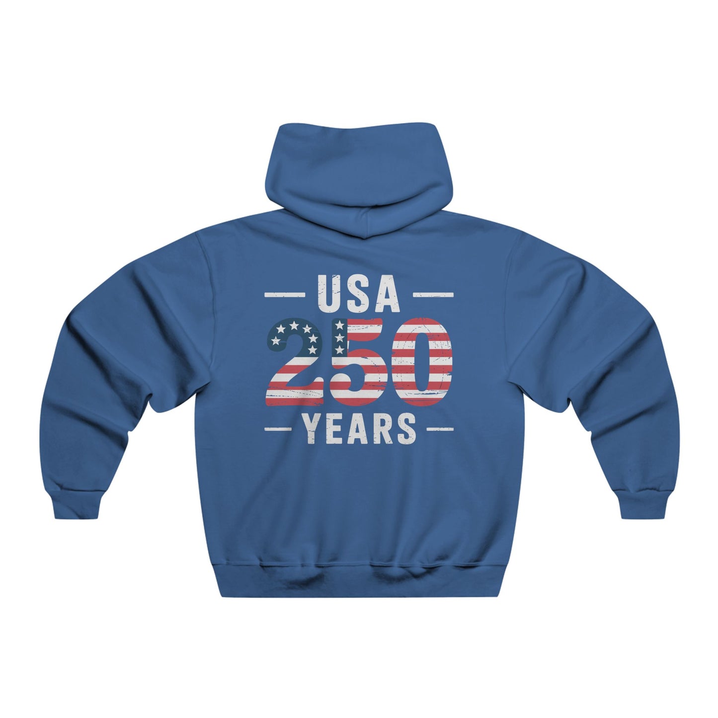 USA 250 Years Patriotic Flag Hoodie