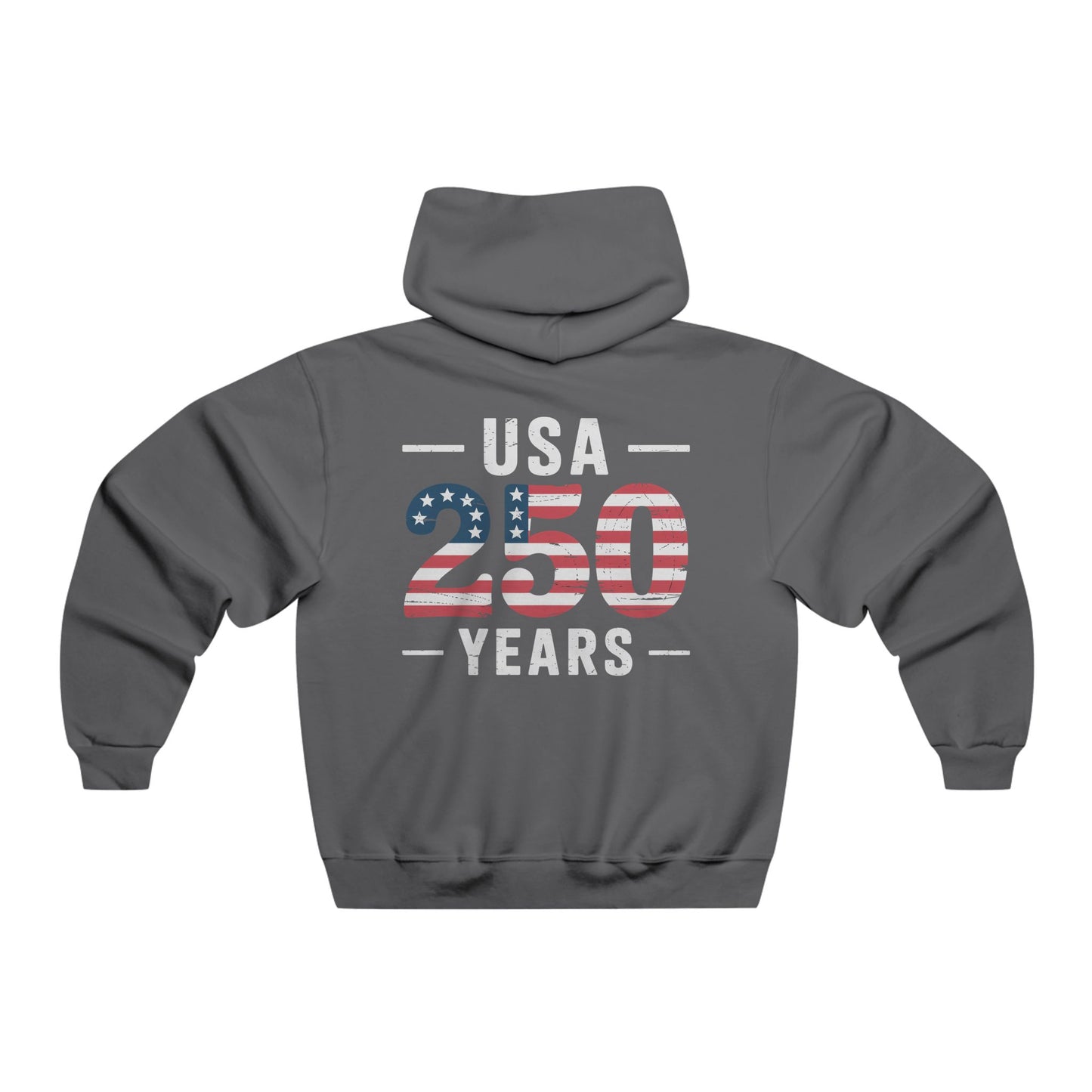 USA 250 Years Patriotic Flag Hoodie