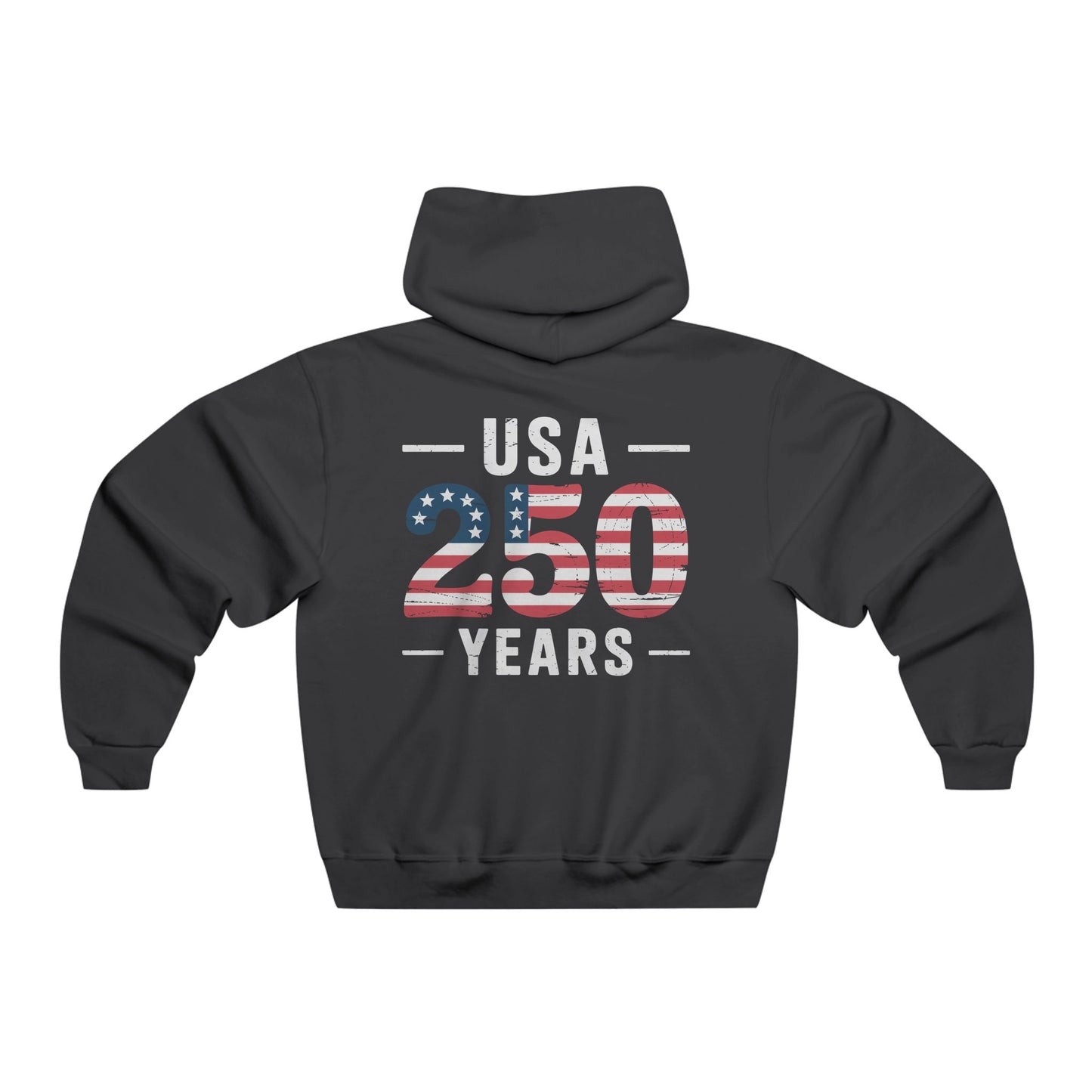 USA 250 Years Patriotic Flag Hoodie