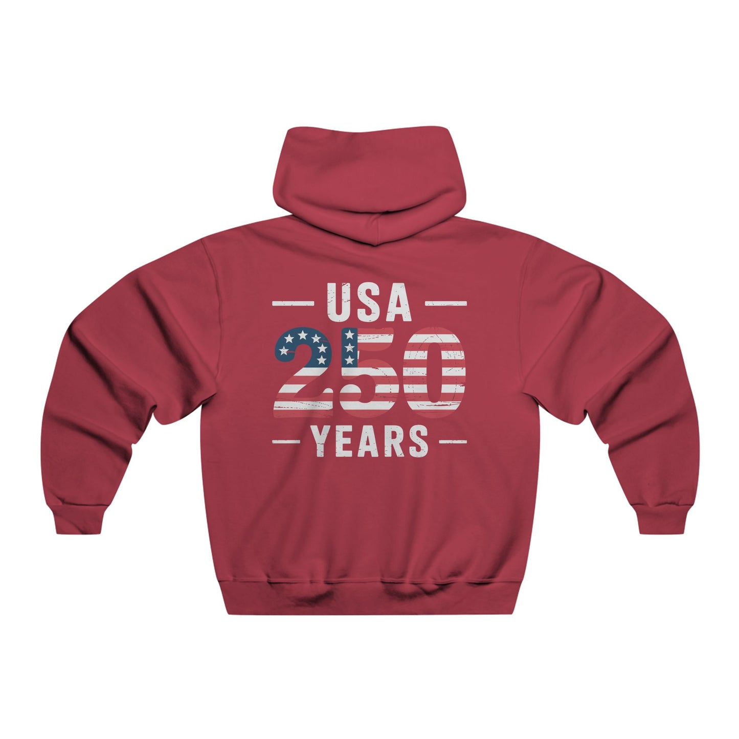 USA 250 Years Patriotic Flag Hoodie