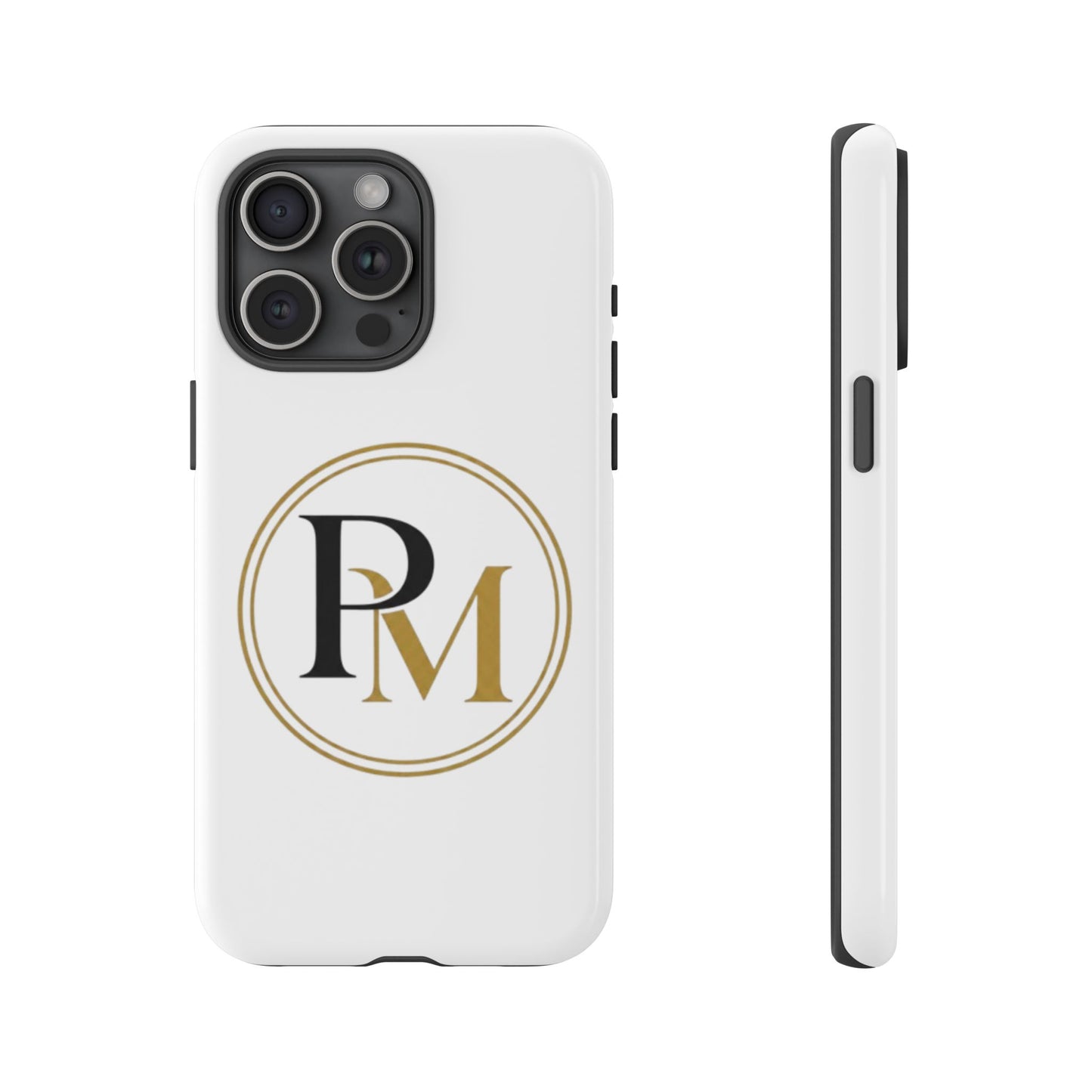 PM Monogram Apple Phone Case
