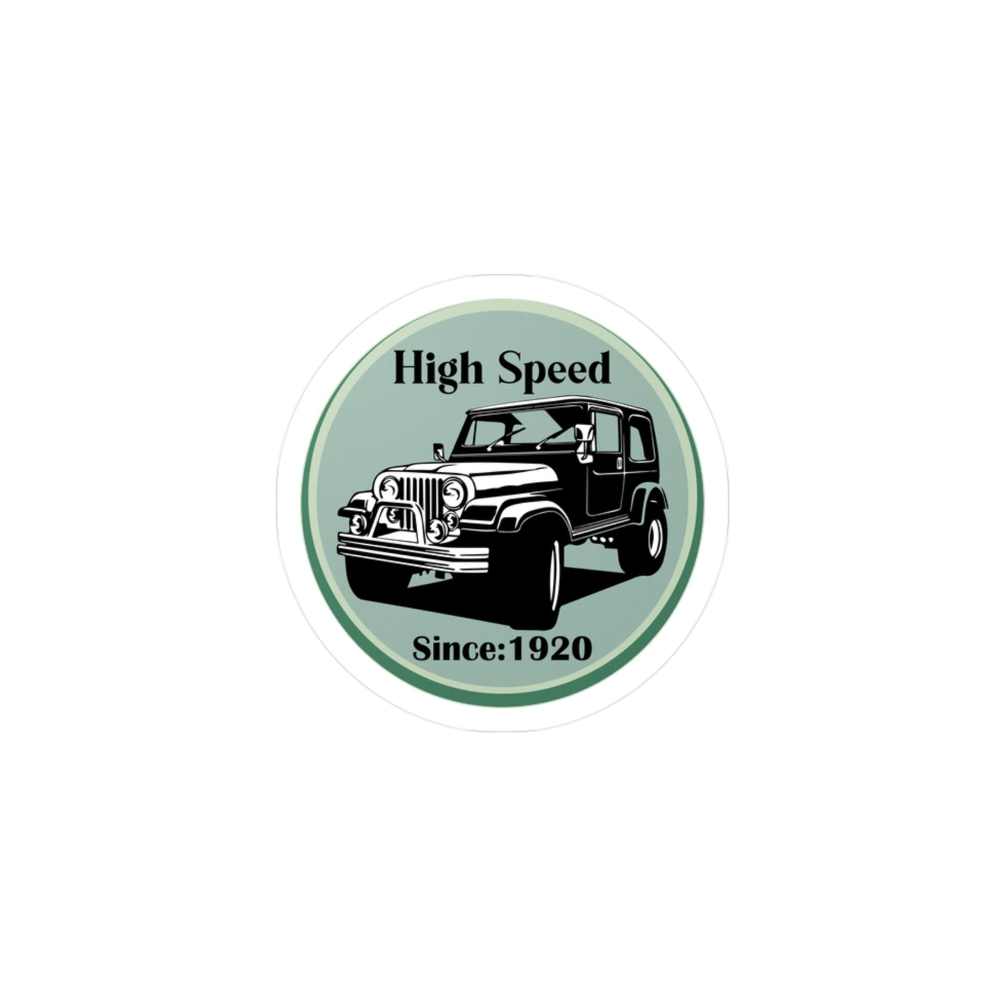 Vintage Off-Road Vinyl Sticker